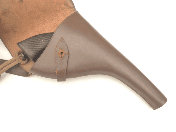 Wartime leather holster, for Webley mkIV or similar