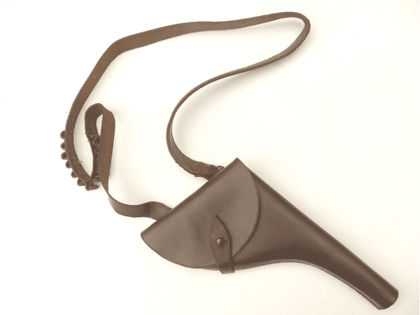 Wartime leather holster, for Webley mkIV or similar