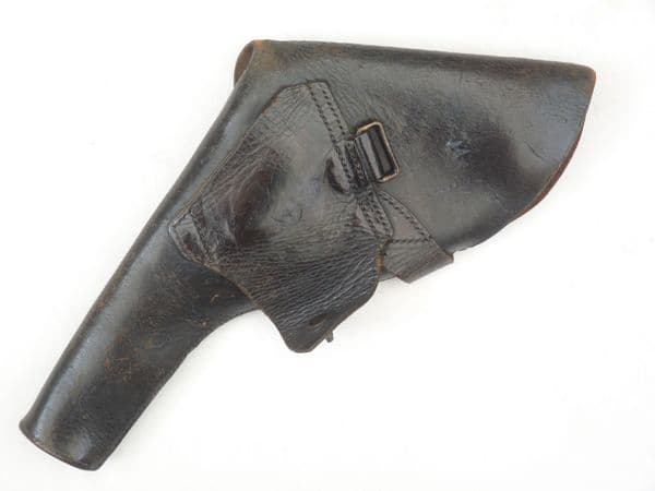Wartime leather holster, 'large frame' for Webley mk6 or similar
