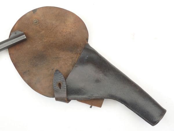 Wartime leather holster, 'large frame' for Webley mk6 or similar