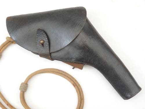 Wartime leather holster, 'large frame' for Webley mk6 or similar
