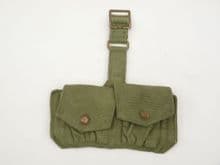 Webbing double ammunition pouch green over khaki /1