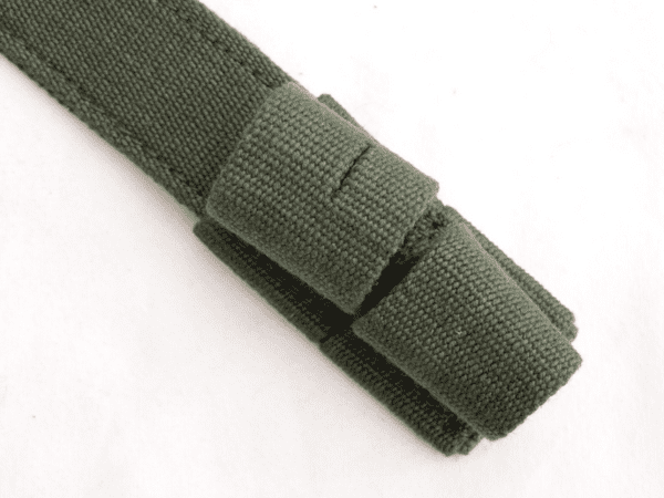 Webbing frog for No4, 5, 7, 9, SLR bayonets, jungle green, 1945 dated,  genuine