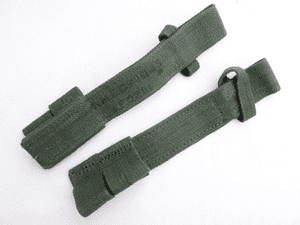 Webbing frog for No4, 5, 7, 9, SLR bayonets, jungle green, 1945 dated,  genuine
