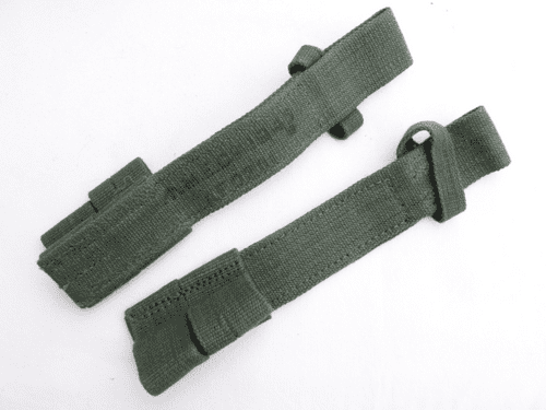 Webbing frog for No4, 5, 7, 9, SLR bayonets, jungle green, 1945 dated, genuine
