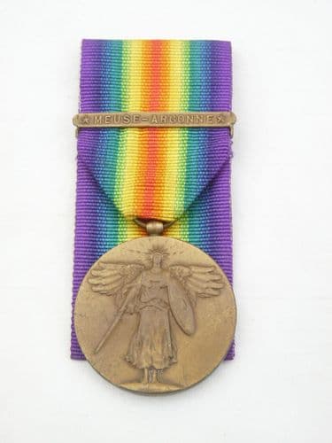 WW1 USA interallied Victory Medal with bar