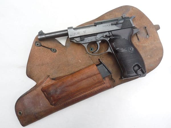 WW2 dated leather holster for Walther P38  pistols