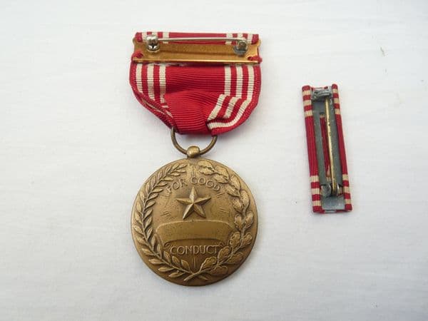 WW2 US Army Good Conduct Medal boxed set and bar, dated 1944 **SOLD**
