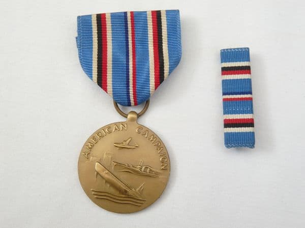 WW2 USA American Campaign Medal boxed set, WW2 first issue