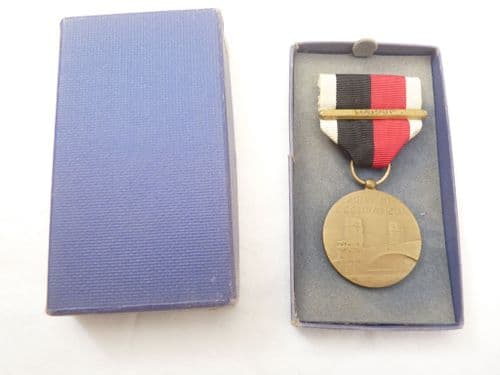WW2 USA Army of Occupation Service Medal in box, Japan bar