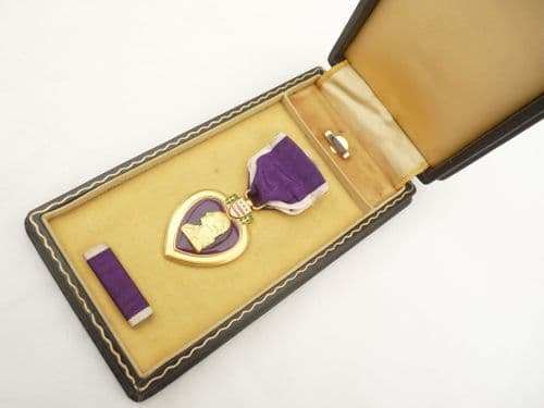 WW2 USA Purple Heart in original presentation case, numbered /1