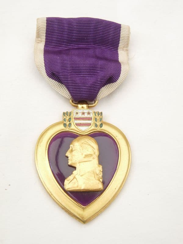 WW2 USA Purple Heart in original presentation case, numbered.