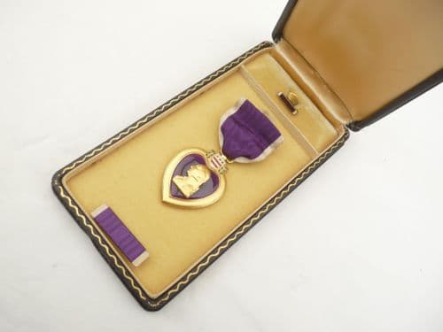 WW2 USA Purple Heart in original presentation case, numbered.