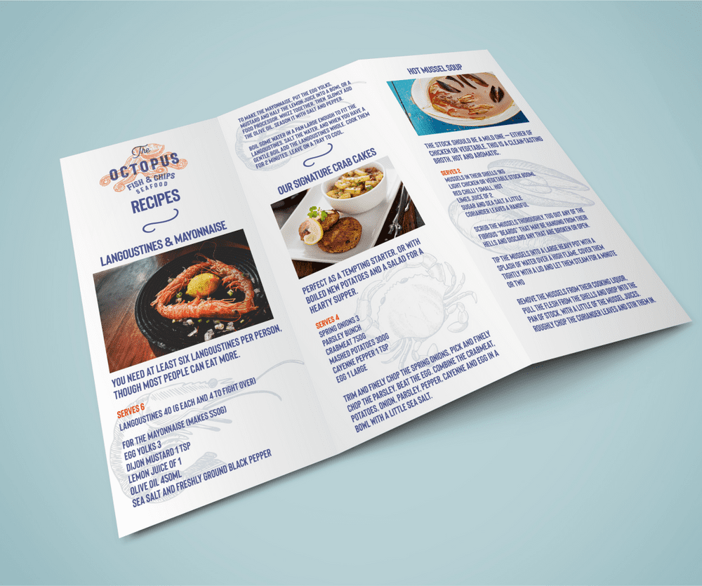 6 Page DL Folded Leaflets