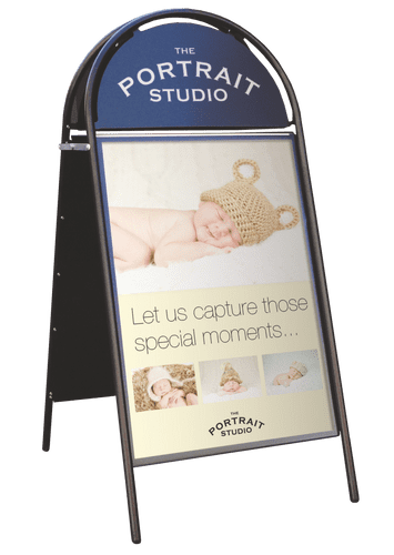 Booster A-board | Pavement Signs | Bath Signs Digital