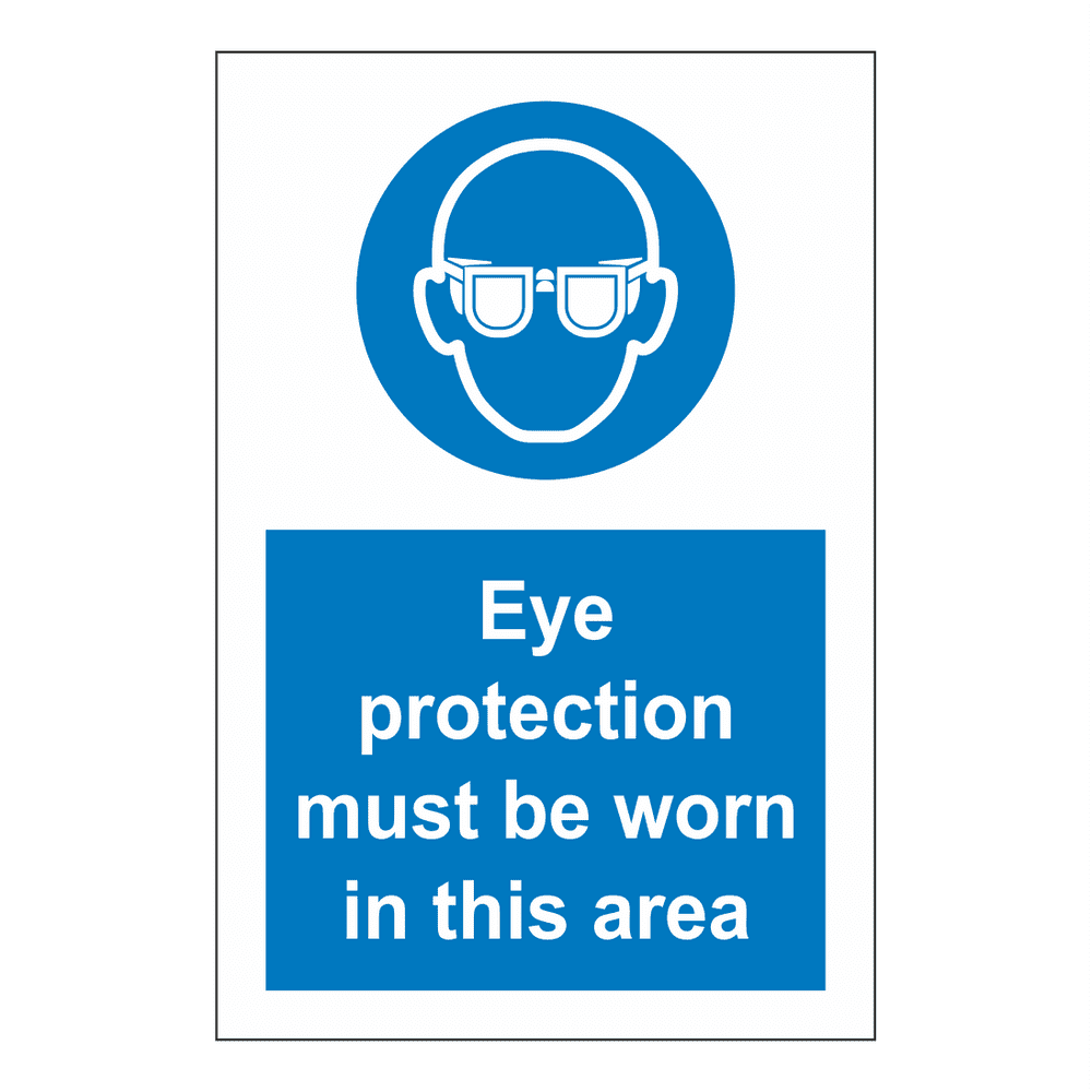 Eye Protection Safety Sign