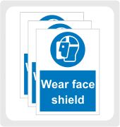 Face Protection Signs