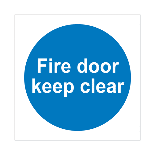 Fire Door Keep Clear Sign | Fire Door Signs | Bath Signs Digital