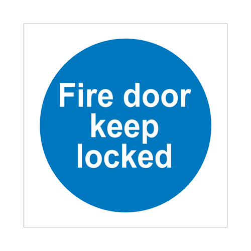 Fire Door Keep Locked Sign | Fire Door Signs | Bath Signs Digital