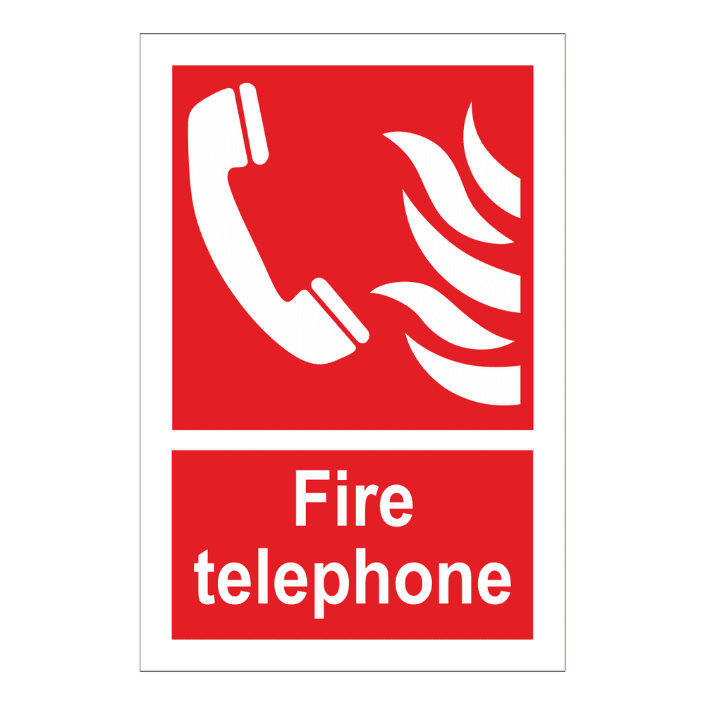 Fire Telephone Sign | Fire Equipment Signs | Bath Signs Digital