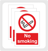 No Smoking Signs