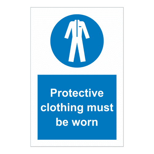 Protective Clothing Must Be Worn Sign | Safety Clothing (PPE) Signs | Bath Signs Digital