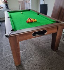 6ft Pool /Dining table in walnut