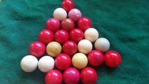 Ivory billiard balls Antique rare