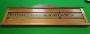 Old Mahogany Score Board