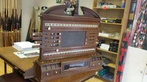 Old Oak Antique Life pool billiard / Snooker score board