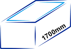 1700mm Bath Panels - This is the standard, most popular size for UK steel or acrylic baths.