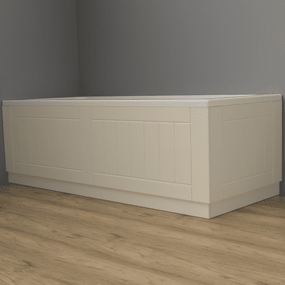 2 Piece Farmhouse Shaker Height Adjustable Bath Panels