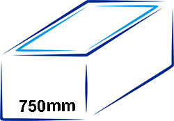 750mm End Bath Panels