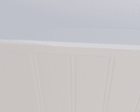 Bead and Butt Matt White 1 Piece Bath Panels