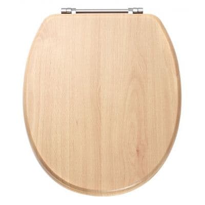 Beech Effect Toilet Seat