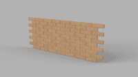 Brick / Subway tile effect wall panelling 4 x panels 1.2msq Coverage