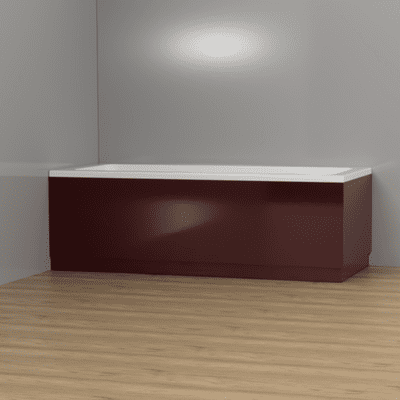 Burgundy Bath Panels