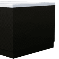 Carbon Fibre Effect ( Gloss ) 2 Piece adjustable Bath Panels
