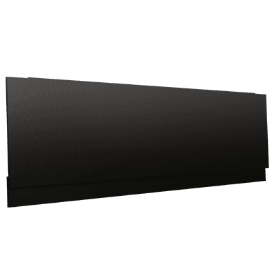 Carbon Fibre Effect ( Gloss ) 2 Piece adjustable Bath Panels