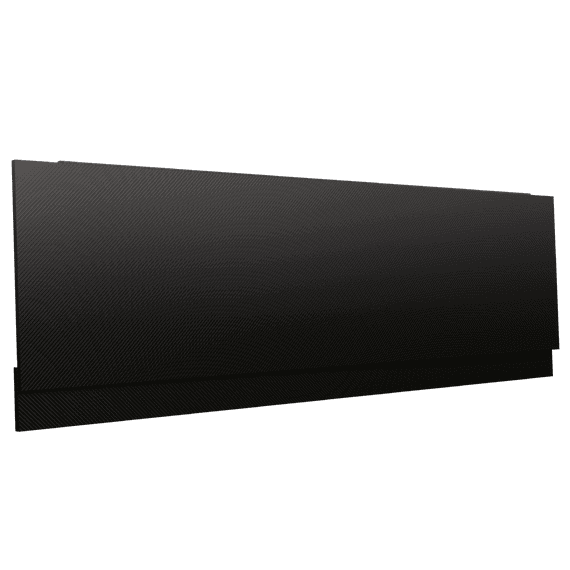 Carbon Fibre Effect ( Gloss ) 2 Piece adjustable Bath Panels