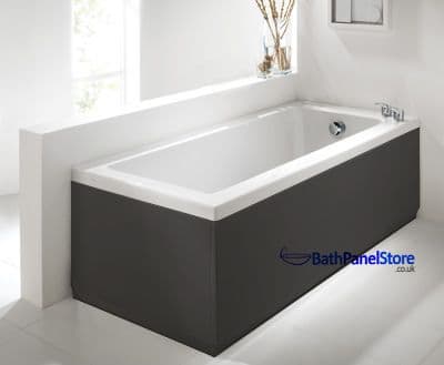 Commercial grade High Gloss Anthracite 1 Piece Bath Panels