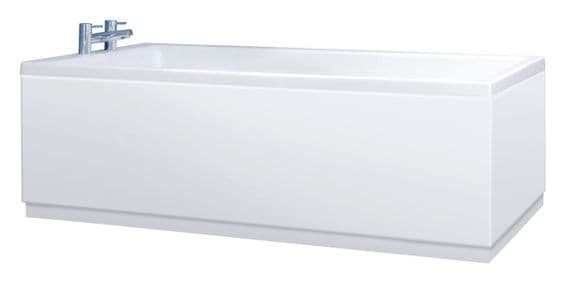 Custom Length High Gloss White 2 Piece Bath Panels