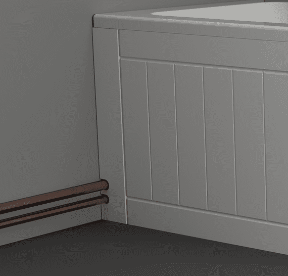 Custom Made End Bath Panel ( All Colours / Finishes and Styles )