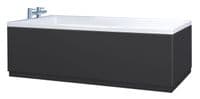Custom Made High Gloss Anthracite Bath Panel all Styles