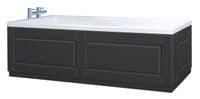 Custom Made High Gloss Anthracite Bath Panel all Styles