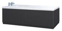 Custom Made High Gloss Anthracite Bath Panel all Styles