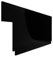 Custom Made High Gloss Black Bath Panel all Styles