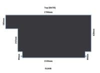 Custom Made High Gloss Black Bath Panel all Styles