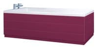 Custom Made High Gloss Burgundy Bath Panel all Styles