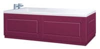 Custom Made High Gloss Burgundy Bath Panel all Styles